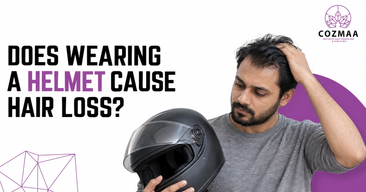 Does Wearing A Helmet Cause Hair Loss?