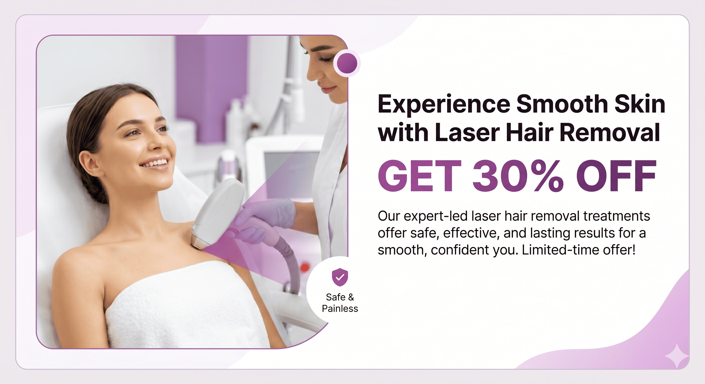 Laser Hair Reduction @ 30% off